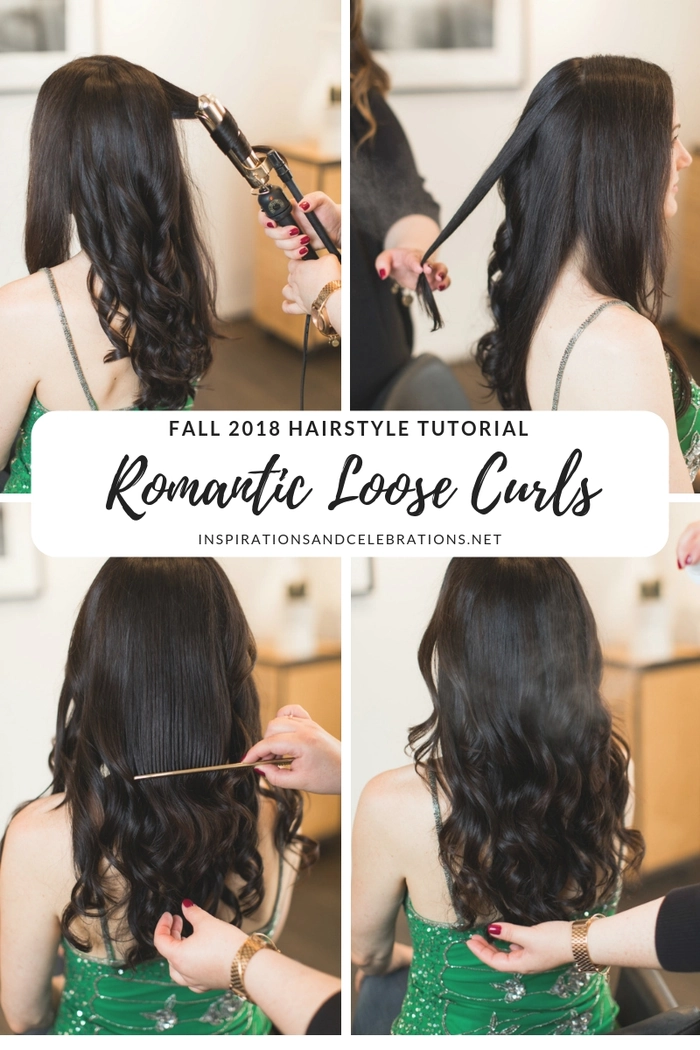 Romantic loose curls graduation hairstyle with soft waves