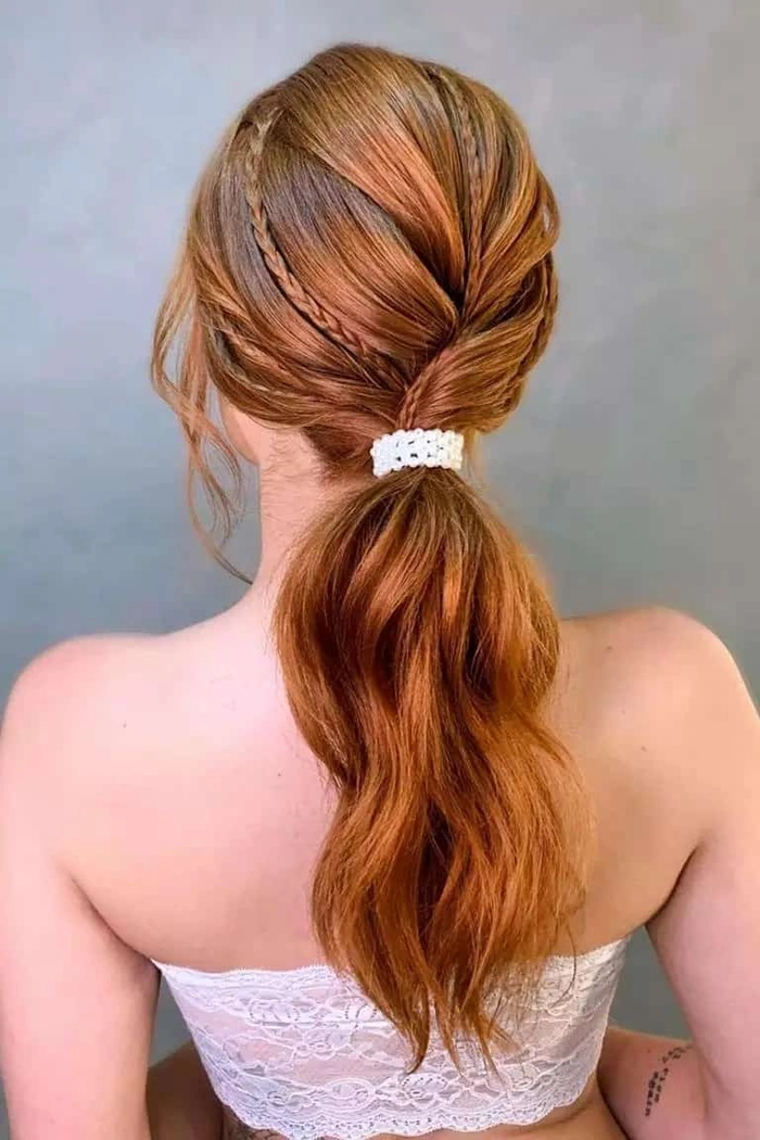 Subtle graduation hairstyle for conservative families with soft curls and minimal adornment