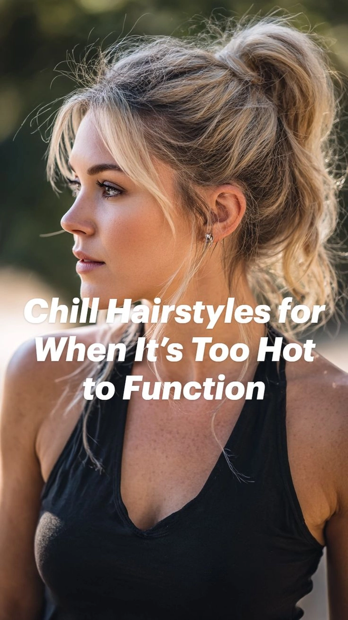 Summer Graduation Hairstyles for Hot Weather - Updo Style for Outdoor Ceremonies A graduate with an elegant updo suitable for hot summer weather at the ceremony