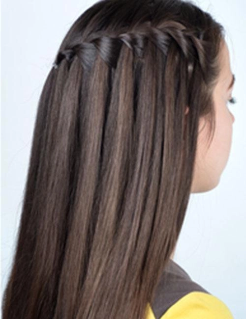 Waterfall Braid Graduation Styles for Your Special Day