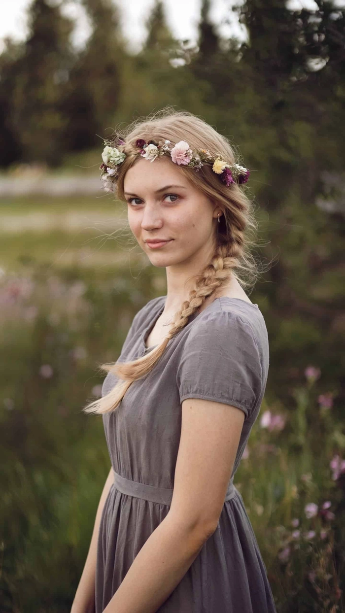 Easter Brunch Floral Hair Clip Inspiration for Holiday Hairstyles Easter brunch hairstyle featuring a floral hair clip with pastel blooms