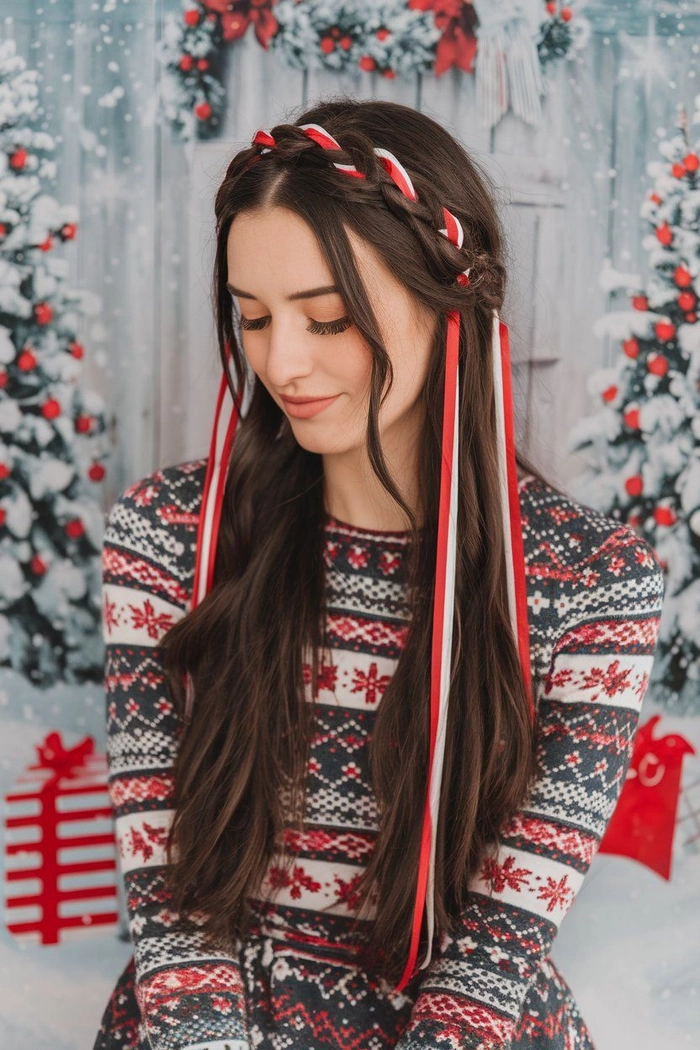 Festive Braided Crowns for Holiday Brunch