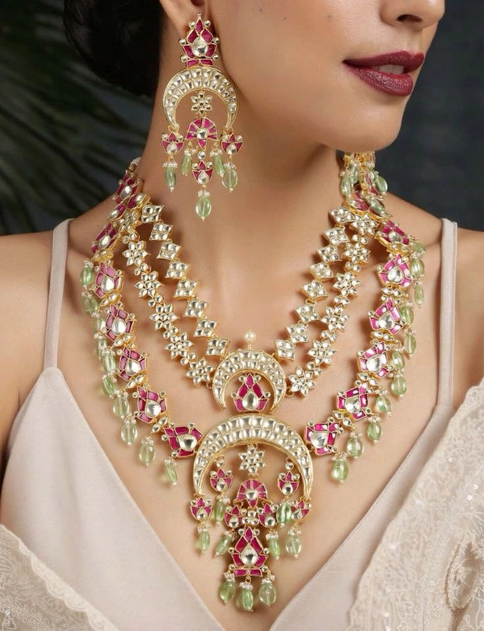 Holiday Hairstyles - Elegant Eid hair accessory display for celebrations Festive hair accessories for Eid gatherings arranged on a velvet surface