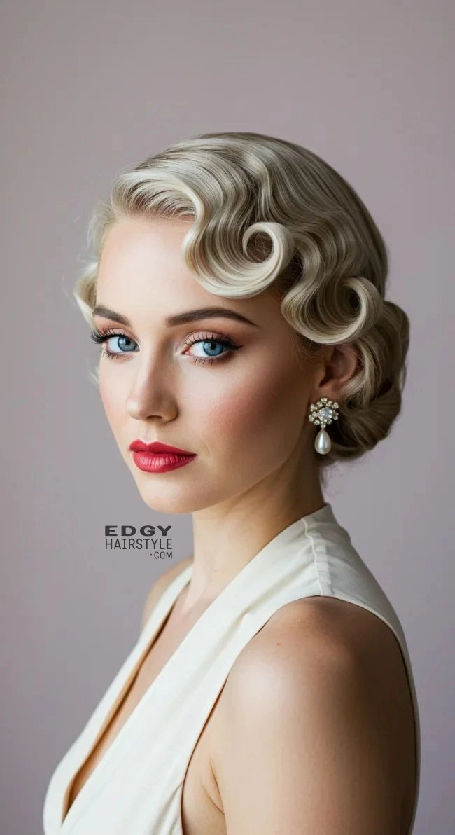 Finger Wave Styles for a Roaring Twenties NYE