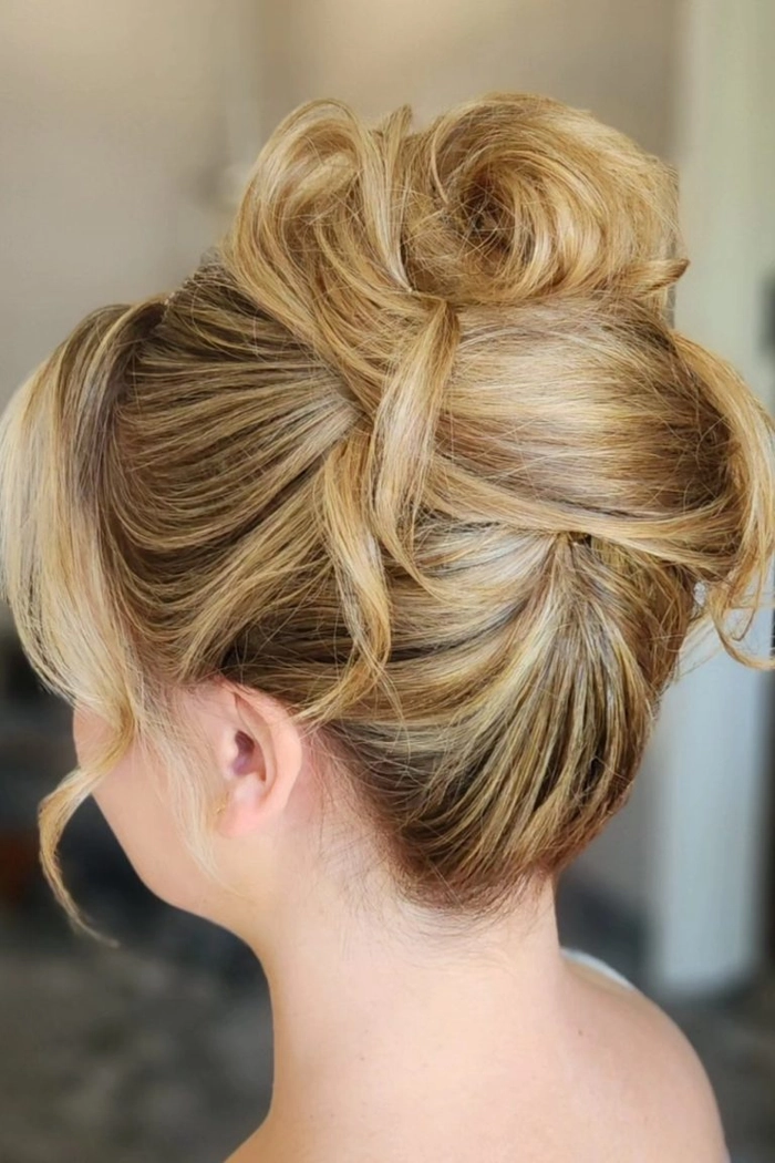 Elegant French twist variations perfect for sophisticated holiday evening celebrations A classic French twist adorned with festive hairpins for a formal holiday dinner party