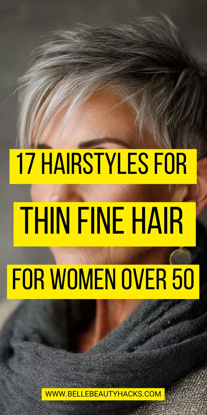 Elegant holiday updo with volume for thinning hair over 50