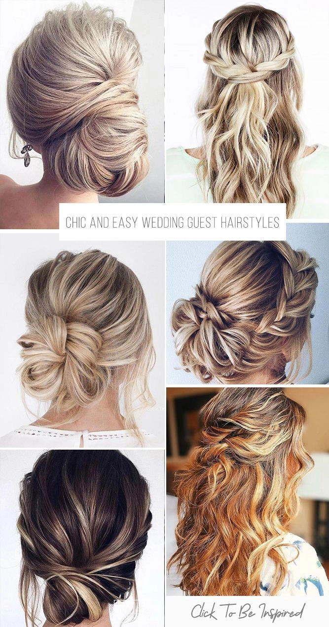 Holiday Wedding Guest Hair Inspiration - Festive Updo with Glamorous Details Elegant holiday wedding guest hairstyle with sparkling accessories and soft waves