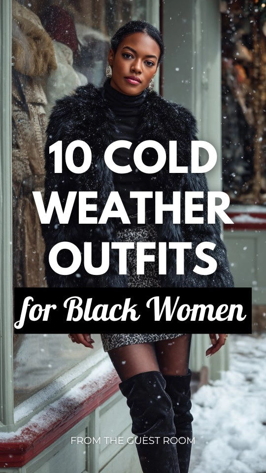 Holiday protective style for black women: elegant braided updo with winter accessories Black woman with a protective winter hairstyle featuring a braided updo and silver hair accessories for the holidays