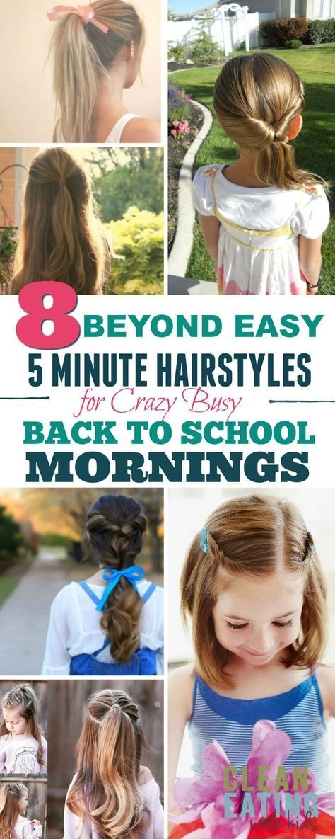 Quick morning hair routine for school holiday party, step nine styling the final look