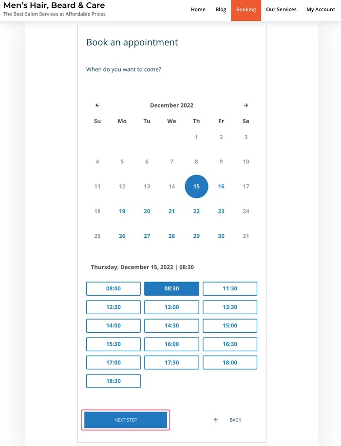 Holiday Hairstyles: December Booking Timeline