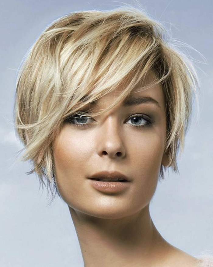 Short bob holiday styling for fine hair with festive accessories