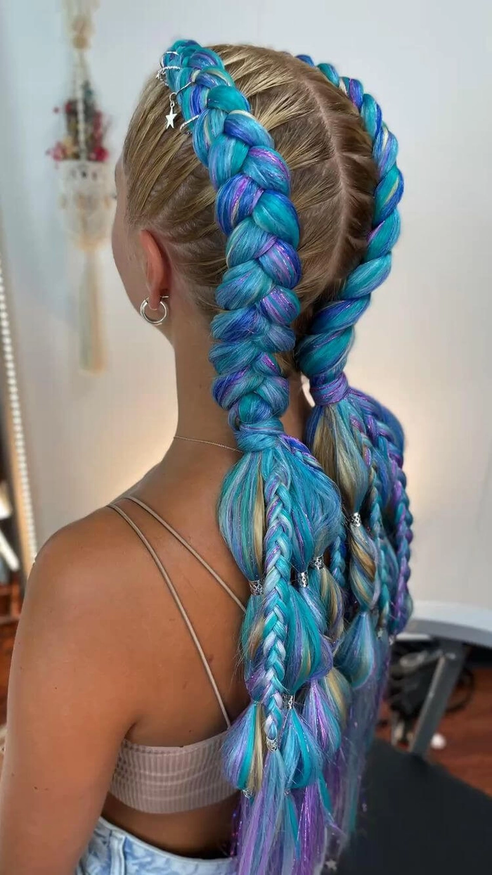 Intricate traditional hair braiding styles for a cultural holiday festival celebration