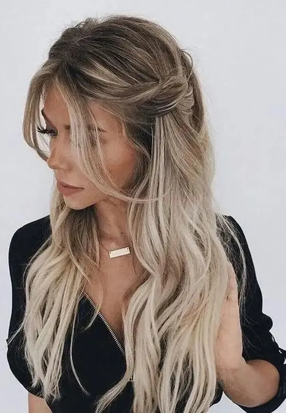 Romantic Twisted Halo Updo Style 4 for Winter Holiday Dates Elegant twisted halo updo hairstyle with soft winter accessories for a romantic date