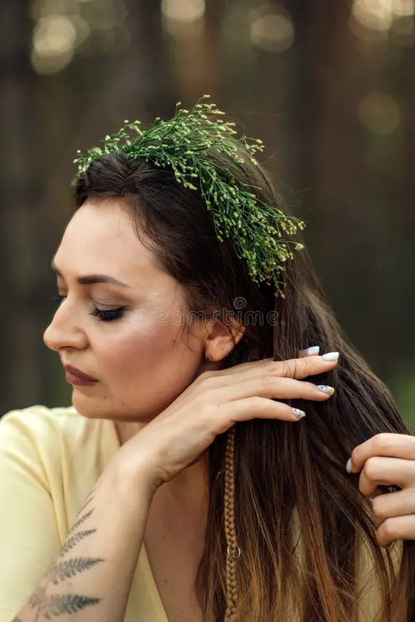 Pagan Winter Solstice Hairstyles for Natural Hair