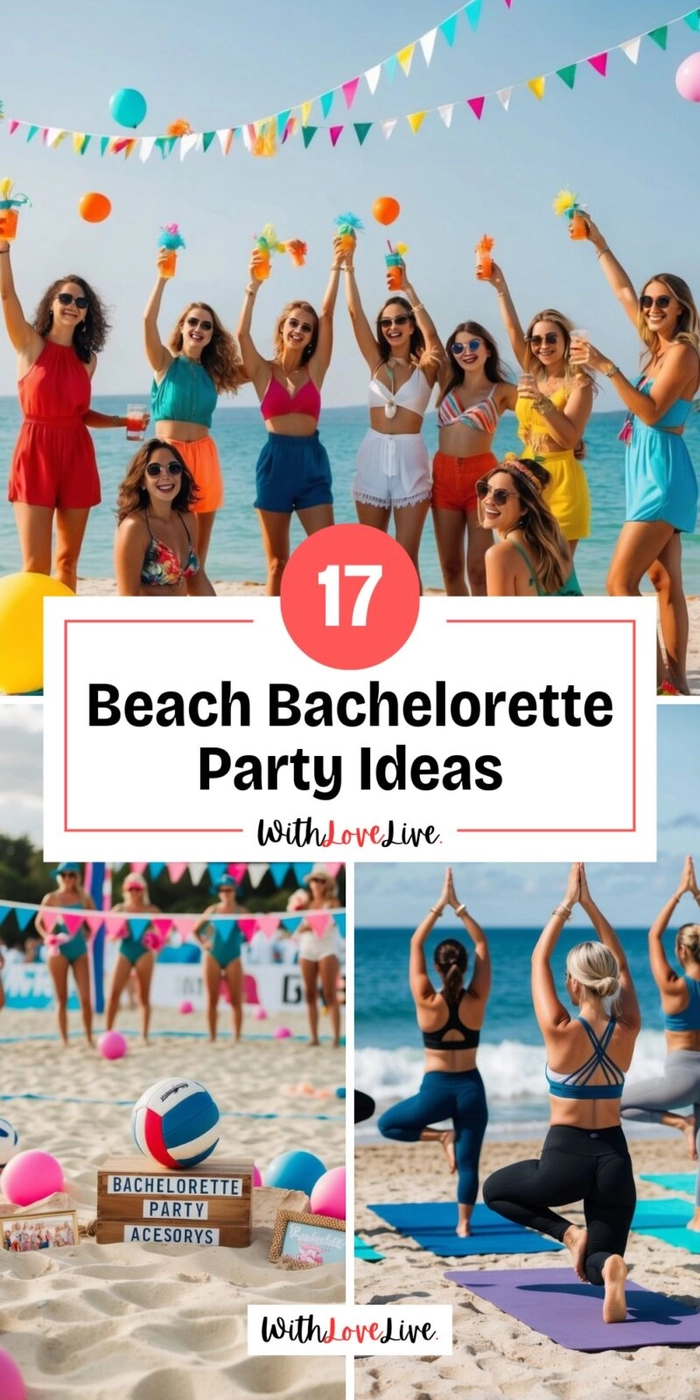 Messy beach waves party hairstyle for a bachelorette celebration Bachelorette party hairstyle with messy beach waves for a fun celebration look