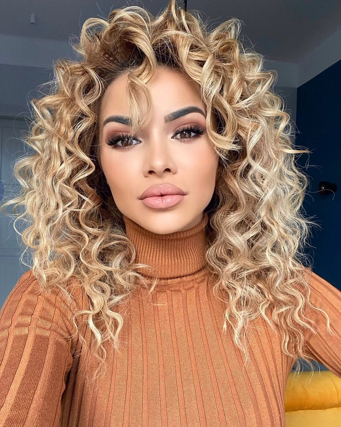 Soft birthday curls for keratin treated hair at a party event