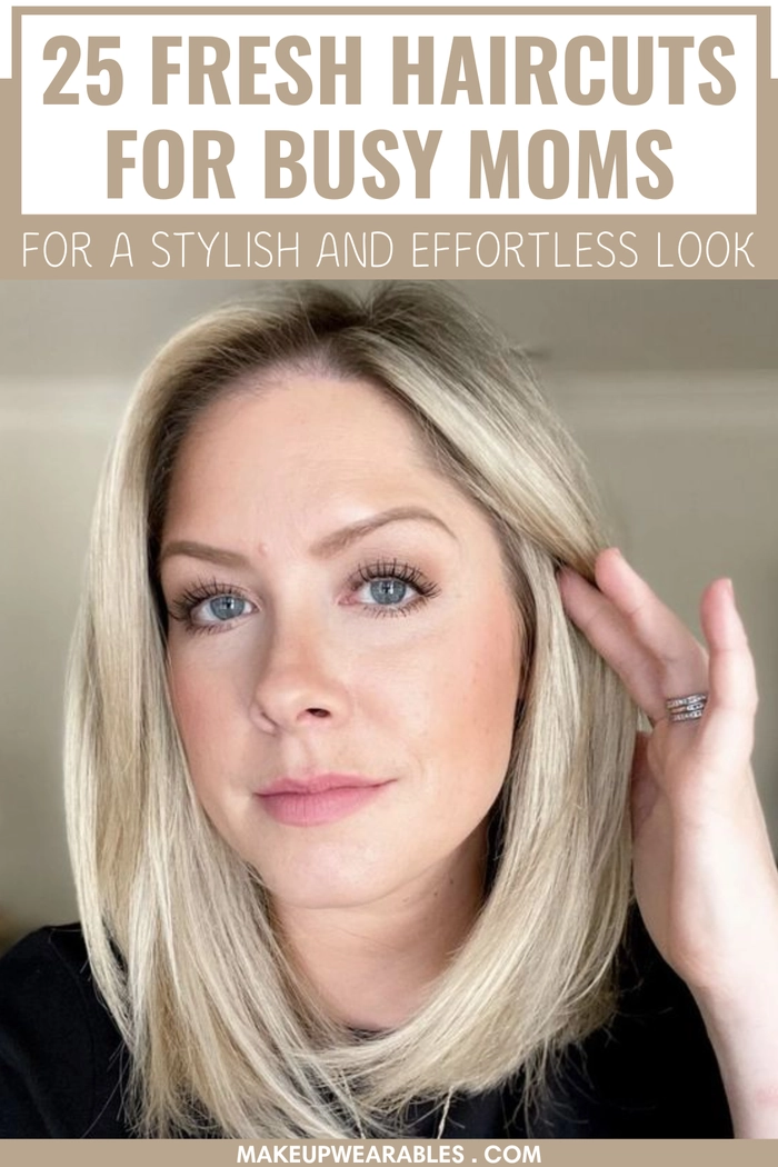 Easy evening party hairstyle for busy working moms