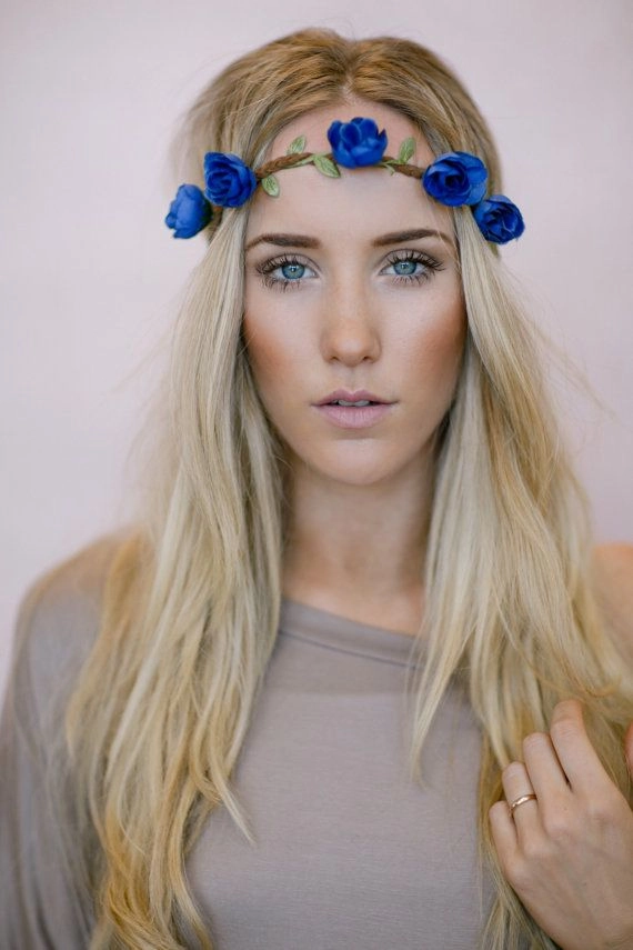 Boho braided crown hairstyle for a music festival party look