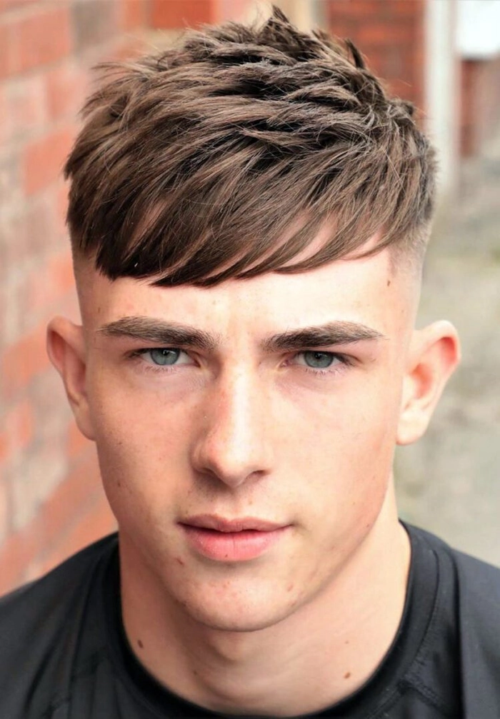 Formal Prom Hairstyle for Teen Boys with Sleek Finish teenage boy with slicked back formal haircut and side part for a party
