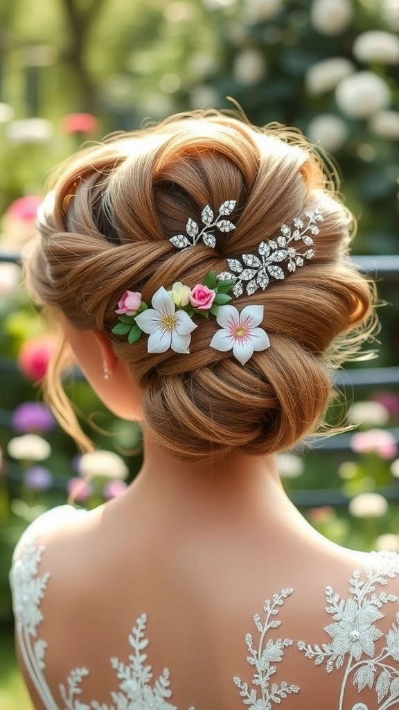 Vivid Fantasy Updos for Evening Parties