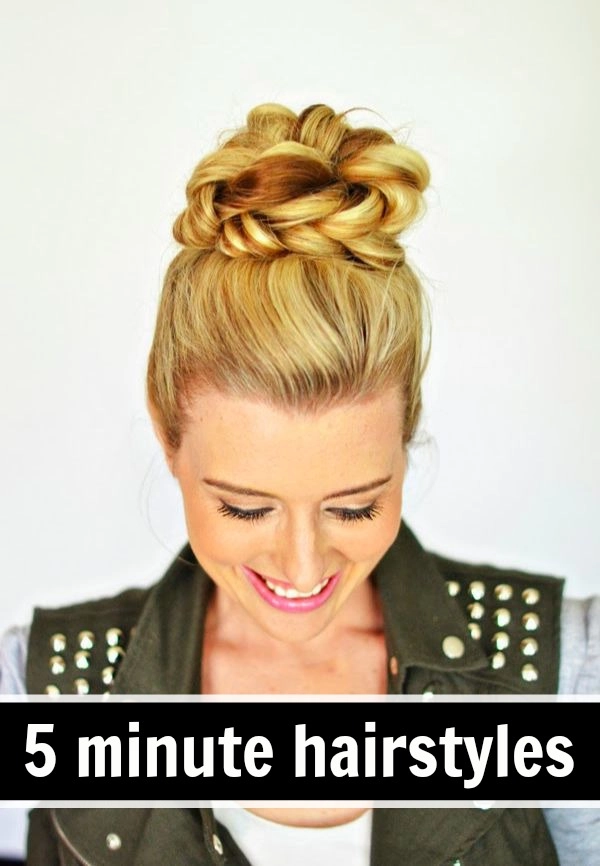 Quick party hairstyle tutorial for urgent occasions Step-by-step tutorial for a quick five-minute party hairstyle perfect for last-minute events