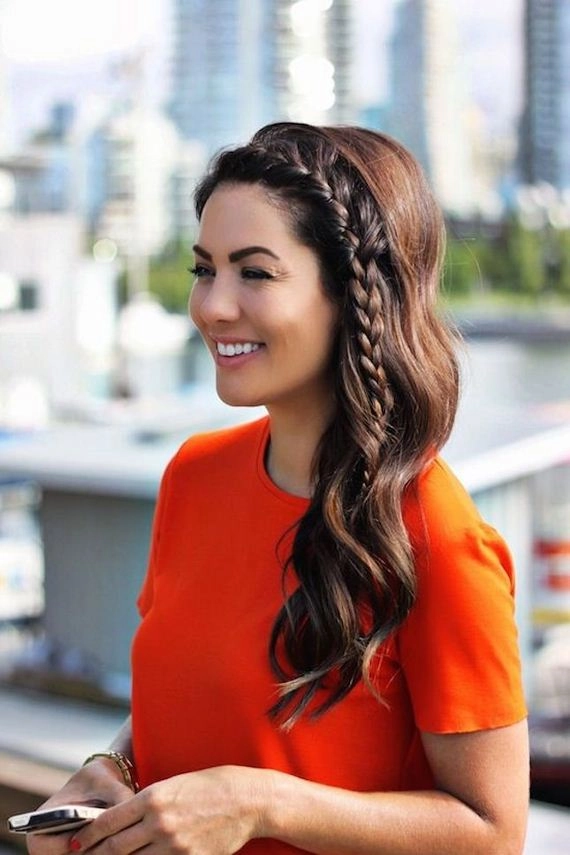 Elegant hat-friendly party hairstyle for a winter gala