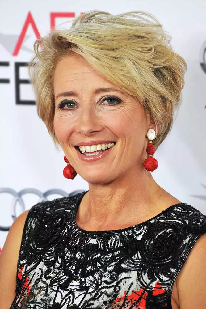 Party-Ready Short Hair with Volume and Glamour for Women Over Fifty Elegant party hairstyle for women over fifty with short hair, featuring soft waves and subtle highlights