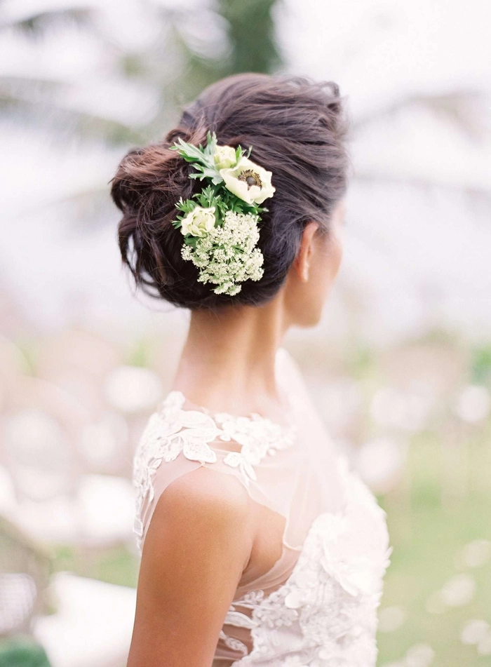 Spring Prom Floral Accessorized Updos - Party Hairstyles Image 8 Elegant spring prom updo accented with fresh floral accessories