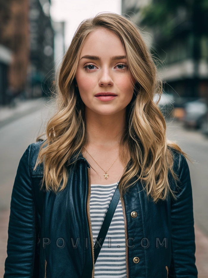 Trendy college club hairstyle with dramatic volume and braided sections