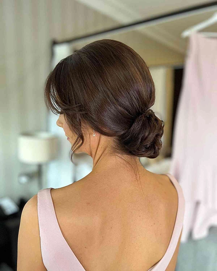 Wedding Guest Updos for Pastel Pink Hair