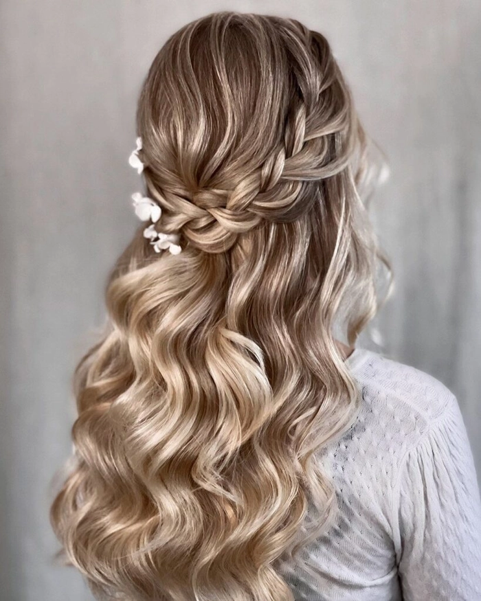 Elegant winter formal updo for fine straight hair at a party event Winter formal hairstyle for fine straight hair with sleek party updo