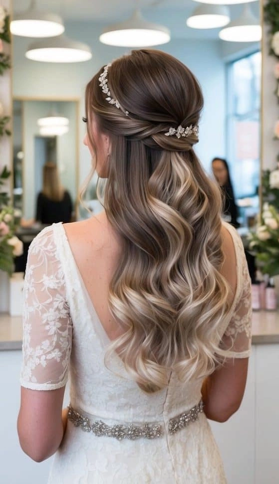Effortless Boho Chic Prom Hairstyles with Loose Waves