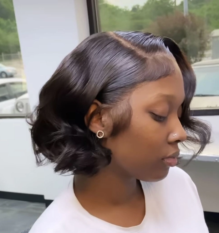 Elegant s classic Hollywood glamour prom hairstyle with soft waves and a vintage touch