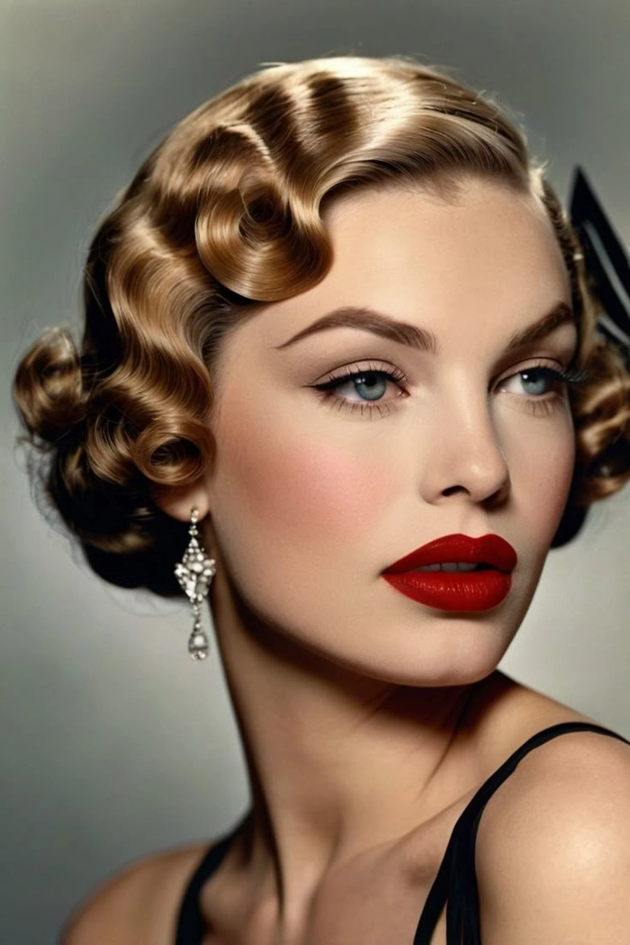 s classic hollywood glamour prom hairstyles image