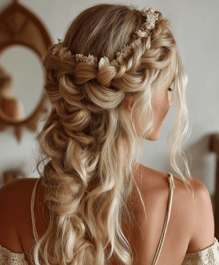 Elegant Braided Crown Hairstyles Perfect for Prom Night