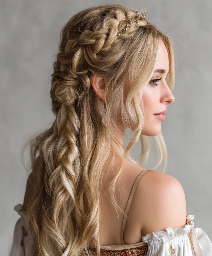 Chic Prom Hairstyles Featuring Stunning Dutch Braids