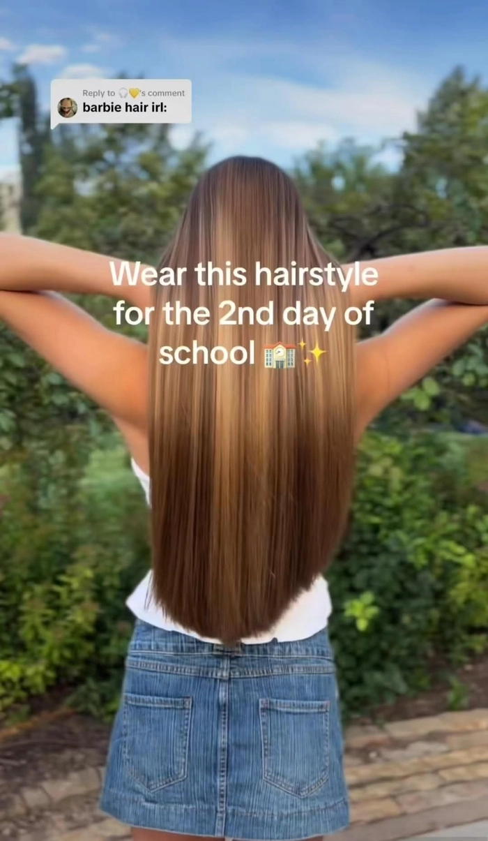 Elegant junior prom hairstyle for middle school students with soft curls