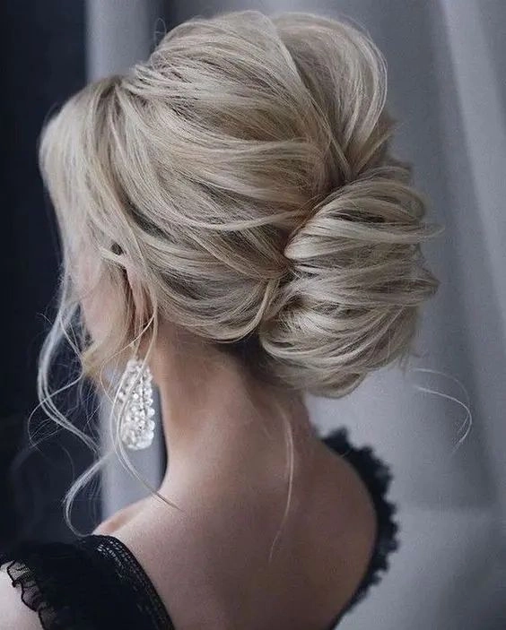 Prom Hairstyles image elegant low chignon prom updos image
