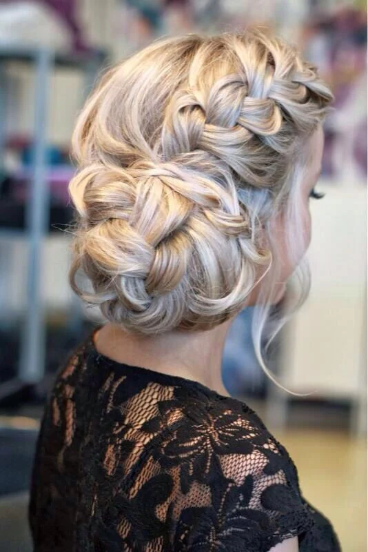Sophisticated prom hairstyle perfect for military ball elegance and style Elegant military ball formal hairstyle featuring classic updo with decorative accents