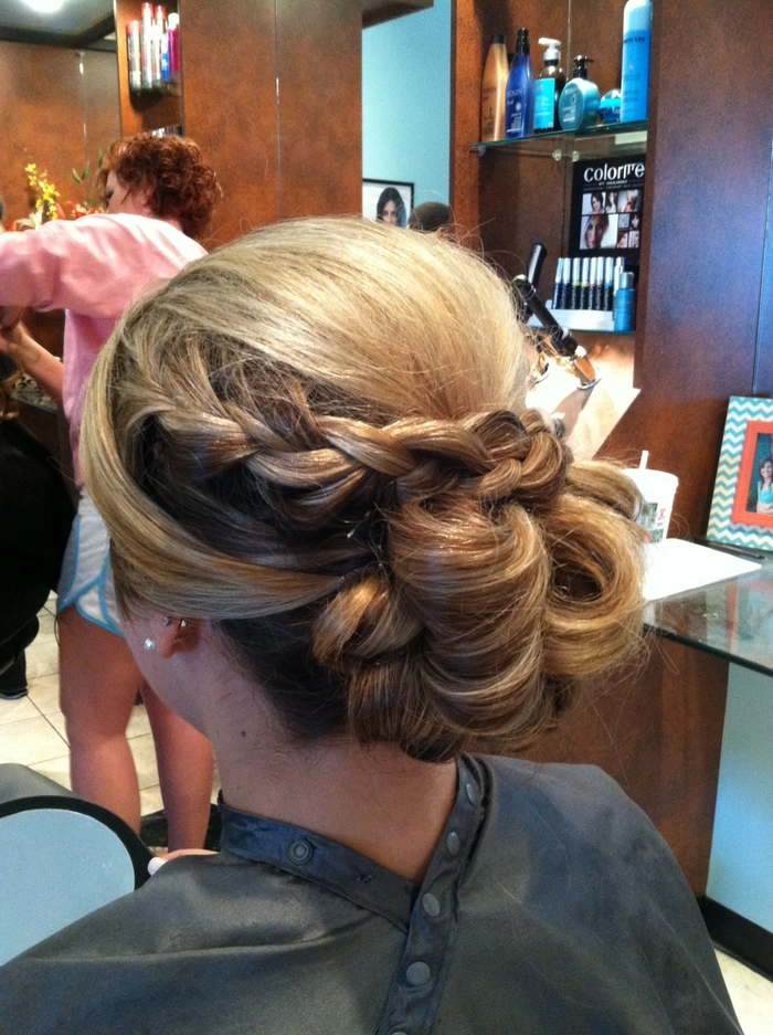 Classic prom hairstyle featuring a sophisticated military ball look perfect for formal events Elegant military ball formal hairstyle with intricate updo and polished finish