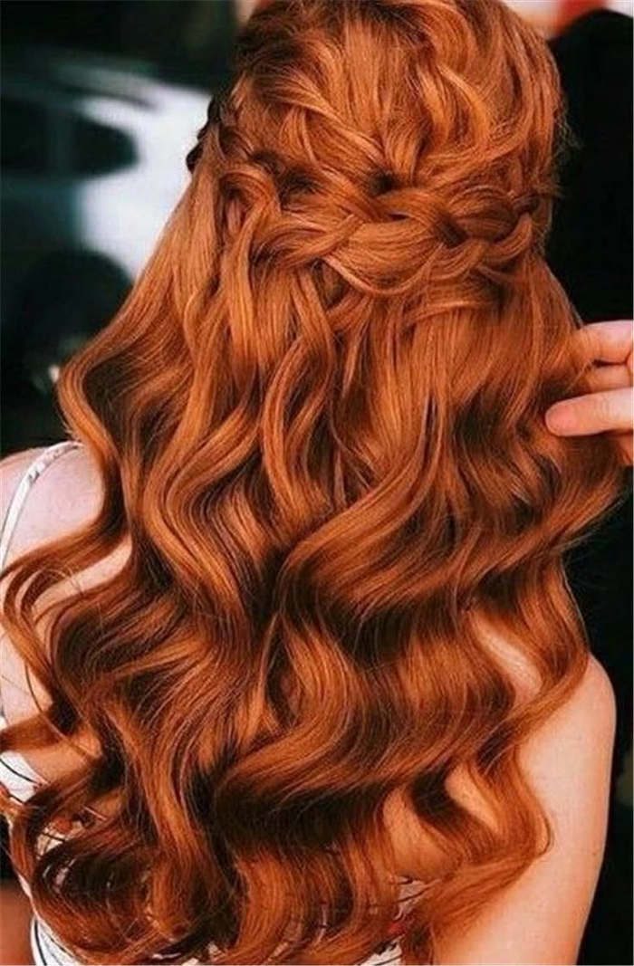 Stunning Prom Hairstyles Perfect for Copper Ginger Hair