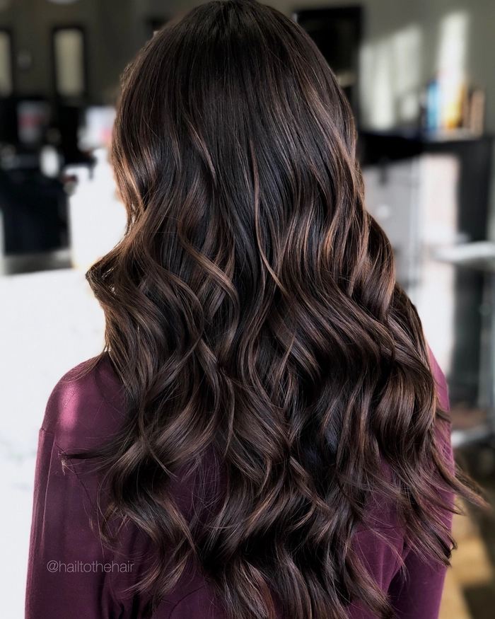 Elegant Prom Hairstyles Perfect for Dark Brunette Balayage
