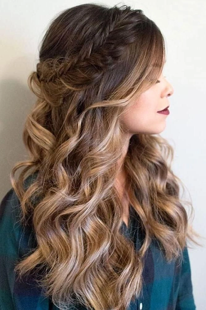 Stunning prom hairstyle inspired by classic pageant glamour Elegant pageant style prom hairstyle with intricate curls and volume