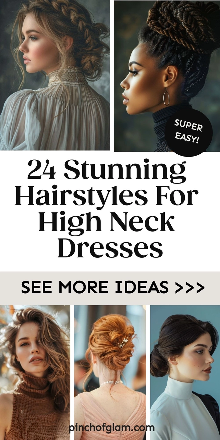 Elegant prom hairstyle complementing an illusion neckline dress with soft curls