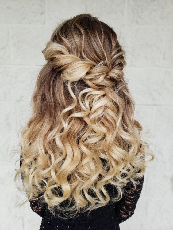 Stunning pageant inspired look perfect for prom night glamour Elegant pageant style prom hairstyle with soft curls and jeweled accessories
