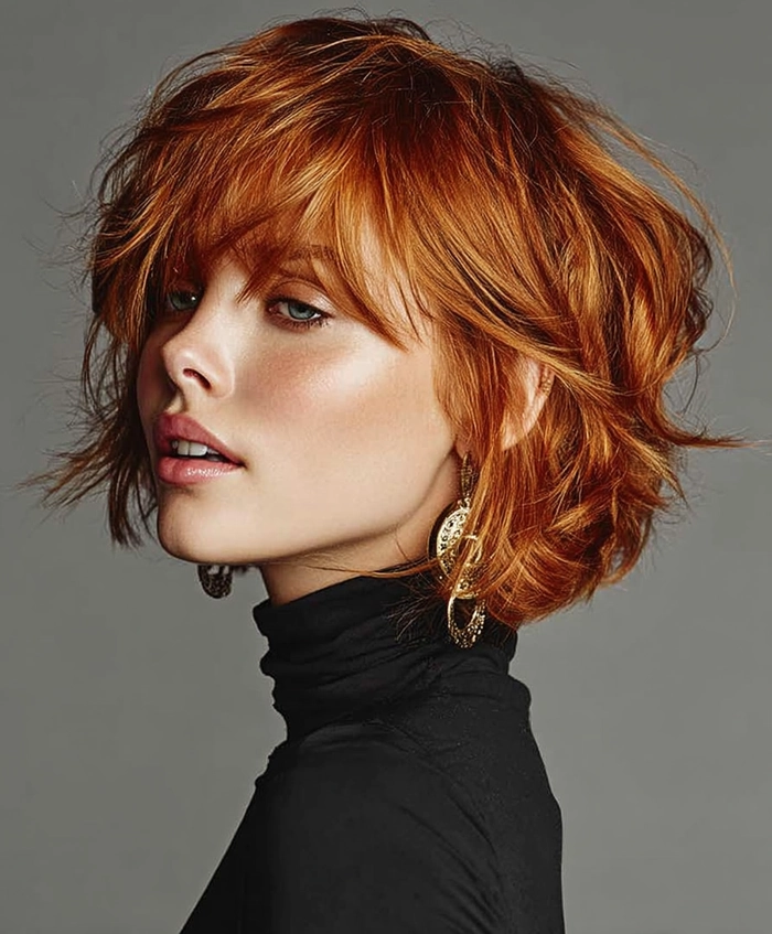 Elegant prom hairstyle for short bob haircuts with soft curls and accessories