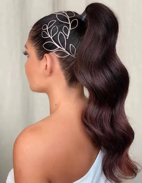Elegant High Sleek Ponytail Ideas for Prom Night Glamour