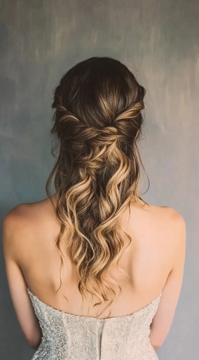 Elegant Prom Hairstyles Perfect for Strapless Dresses