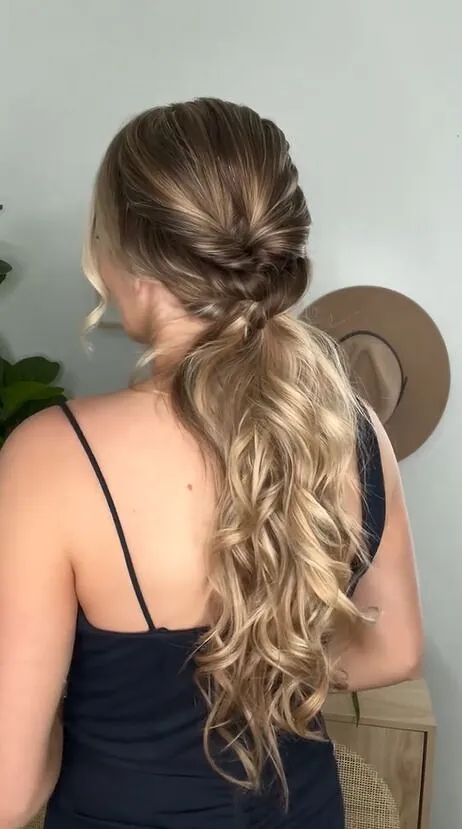 Elegant updo featuring easy last minute prom hairstyles for a stunning look