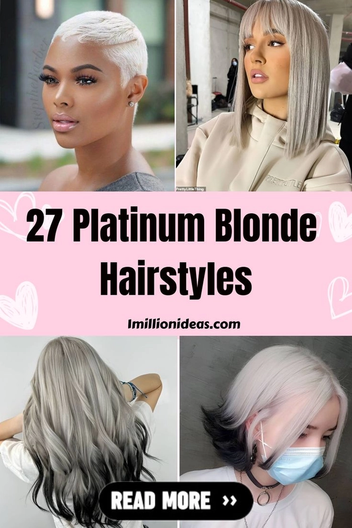 Elegant updo prom hairstyle for platinum blonde hair with soft curls